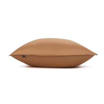 ZoHome Cognac-Braun 2 Kissenbezüge Satinado 100 % Baumwoll-Satin