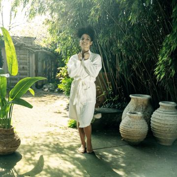 Kayori Cato Badjas - Offwhite - Katoen