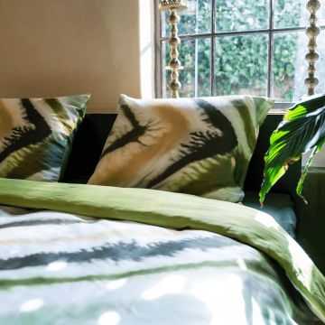 Kayori Sidqi dekbedovertrek - Groen - Katoen-Satijn