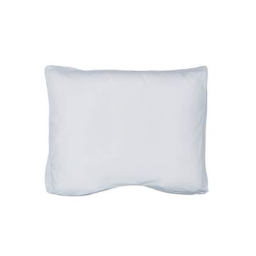 Kissenbezug Silvana aus Baumwolle mit Schulterkontur weiß